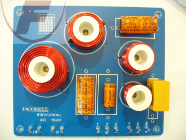 HW3-200NG, 3-Weg Frequenzweiche, 4 Ohm